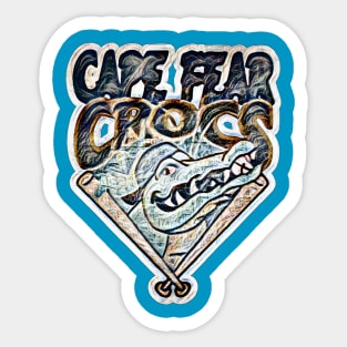 Cape Fear Crocs Baseball Sticker